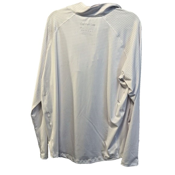 Novus Shirt Mens XL NWT White long sleeve Polo shirt with Real Men Wear Pink ACS - Picture 6 of 8